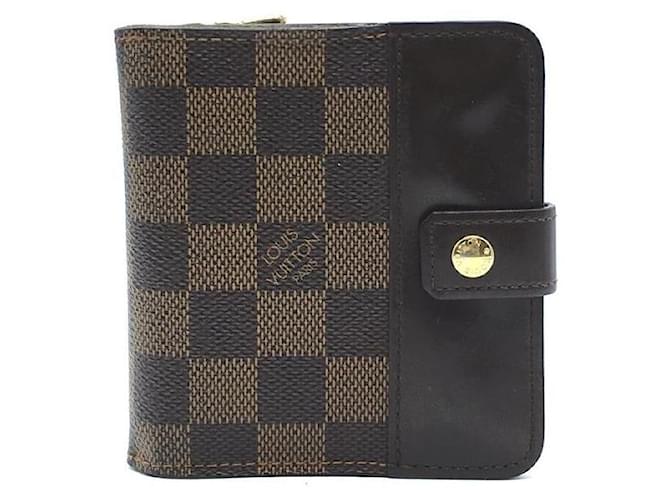 Louis Vuitton, Bags, Louis Vuitton Damier Ebene Zippy Compact Wallet