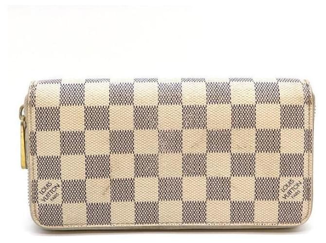Authentic Louis Vuitton Damier Azur Zippy Wallet