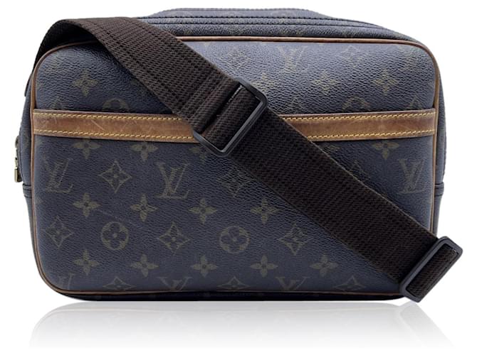 LOUIS VUITTON Monogram REPORTER PM Crossbody Messenger Shoulder Bag - #14 