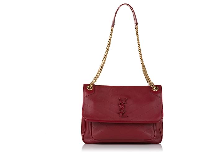 Medium niki leather shoulder bag saint laurent hotsell