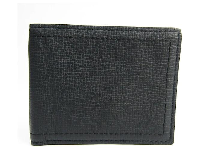 Louis Vuitton Portefeuille Black Leather  ref.544816
