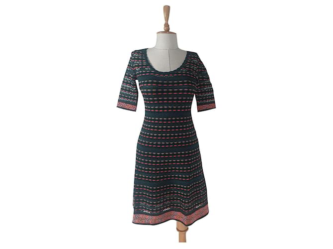 M Missoni Dresses Multiple colors Cotton Wool Polyamide Acrylic  ref.544943