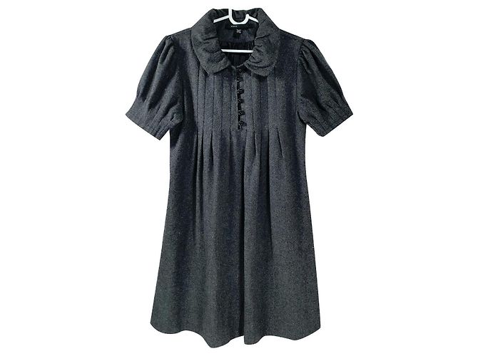 Marc Jacobs Wollkleid Grau