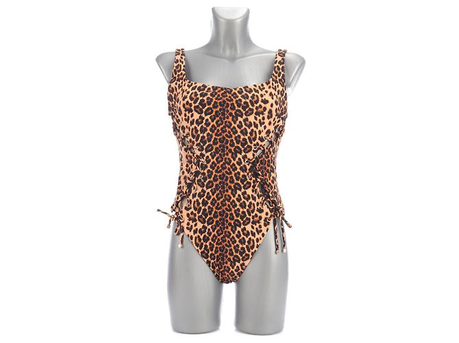 Fato de banho uma peça Agent Provocateur Marney Leopard Multicor Estampa de leopardo