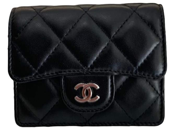 Chanel borse, portafogli, casi Nero Pelle  ref.544958