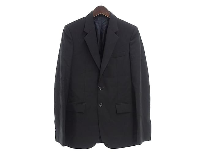 Balenciaga / BALENCIAGA wool blend 2B tailored jacket Black Polyester  ref.544990