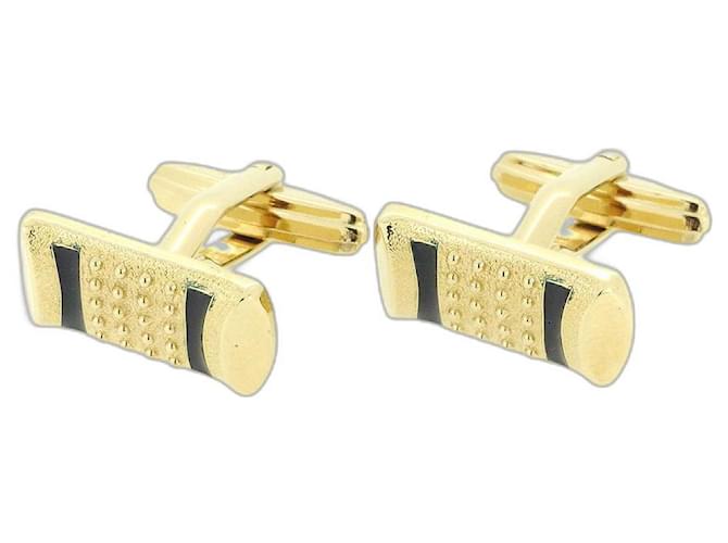 [Used] Cufflinks Men's Gold Dior Men Women Golden Gold-plated  ref.545123