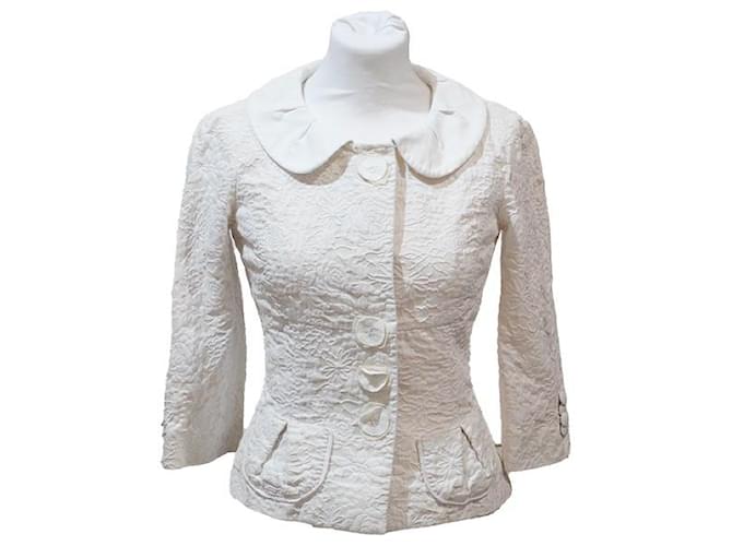 Louis Vuitton Jackets White Cotton  ref.545499