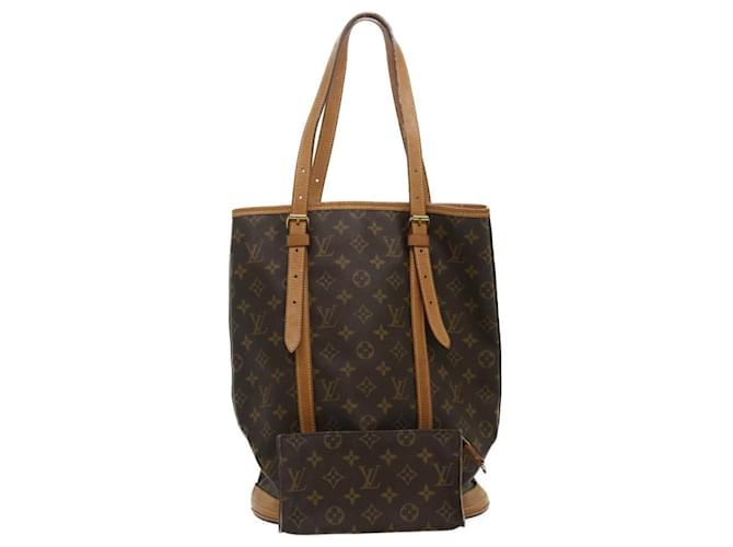 Louis Vuitton Bucket Brown Cloth  ref.545571