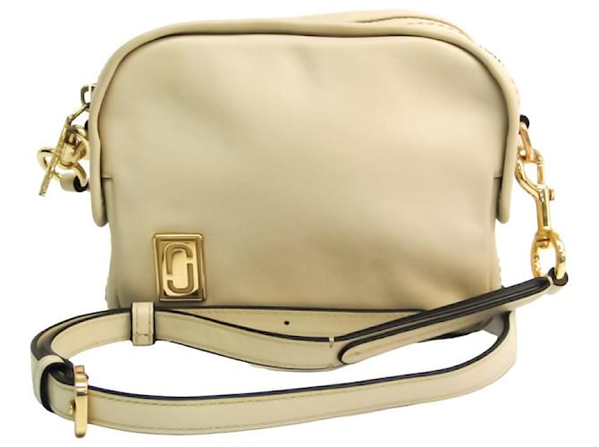 Marc Jacobs The Mini Squeeze Beige Leather  ref.545734