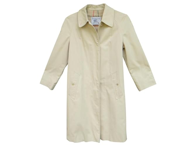 imperméable Burberry taille 36 vintage 60's Coton Polyester Beige  ref.545848