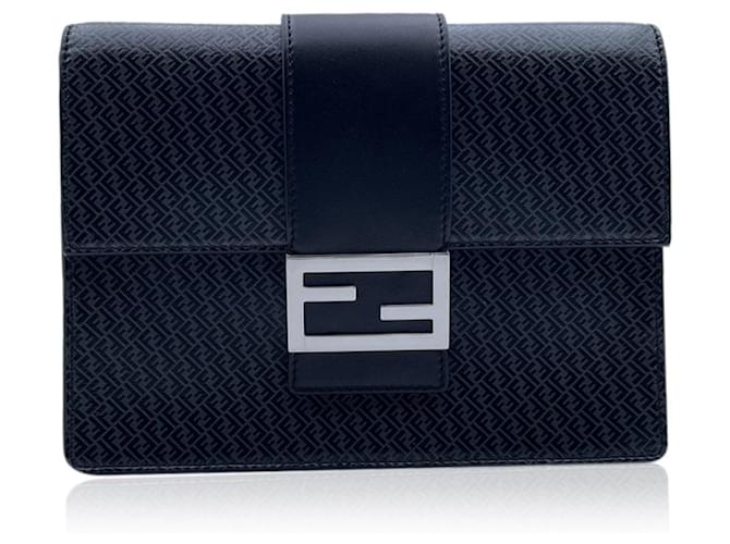 Fendi Medium Flat Pouch in Gray