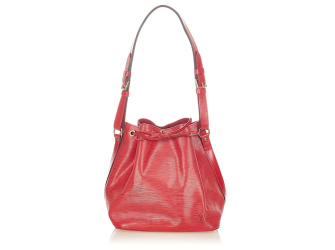 Louis Vuitton Red Epi Petit Noe Leather  ref.546061