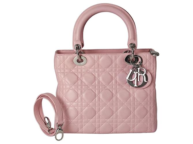 Bolsa christian best sale dior rosa