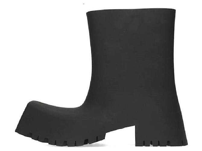 *Balenciaga / BALENCIAGA　 Size: 42 [TROOPER RUBBER BOOT] Trooper boots (black)  [Men]  ref.546771