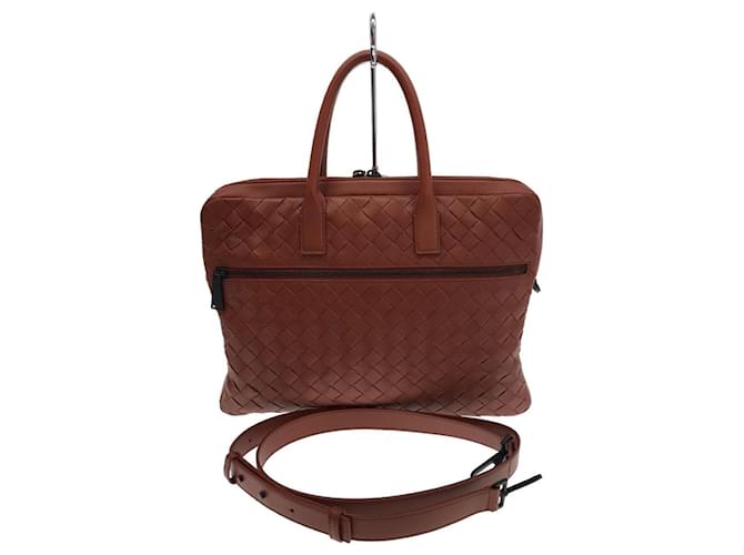 *BOTTEGA VENETA ◆ Intrecciato / Business bag / 2way briefcase / Leather / BRW Brown  ref.546772