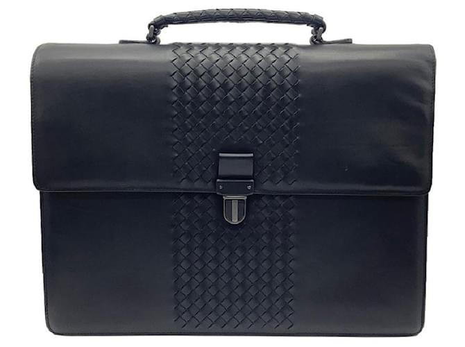 * Bottega Veneta BOTTEGA VENETA Intrecciato Leather Briefcase Men's Briefcase Black  ref.546776