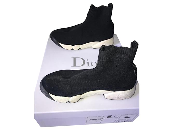 Dior Fusion Sneakers Schwarz Tuch  ref.546957