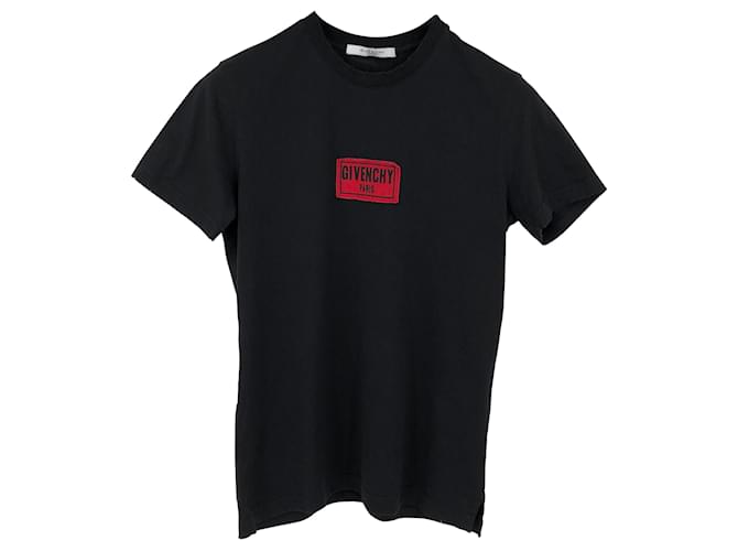 T-shirt cuba di Givenchy in cotone nero  ref.547388