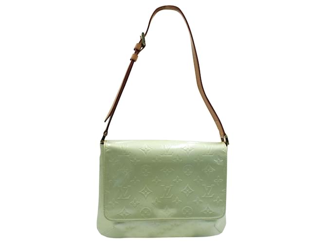 Louis Vuitton Vintage Green Vernis Monogram Handbag/ Shoulder Bag Leather  ref.547421 - Joli Closet