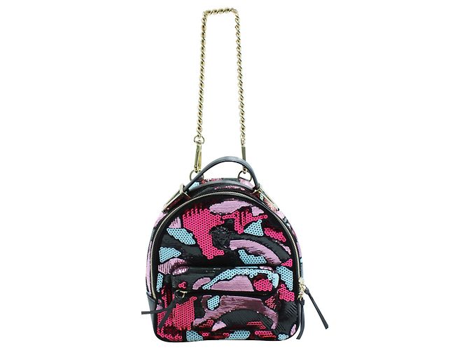 Versace Small Backpack with Sequins