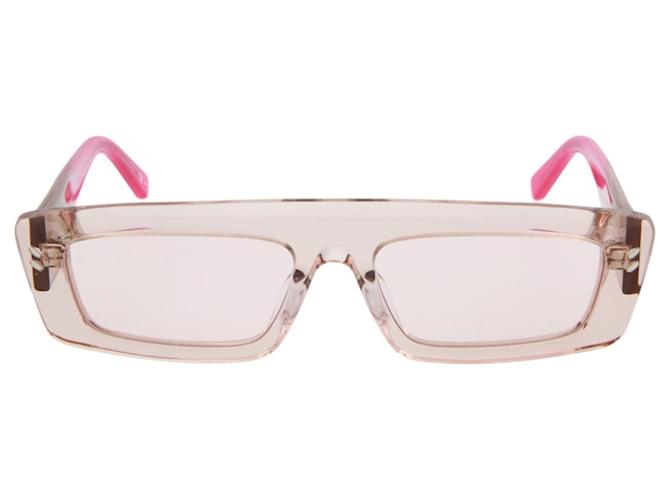 Stella Mc Cartney Acetat-Sonnenbrille mit rechteckigem Rahmen Pink  ref.547631