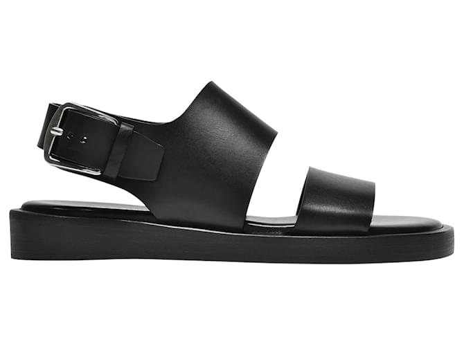 Ann Demeulemeester Lore Sandals in Black Leather  ref.548221