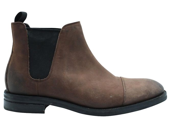 Cole Haan Brown Slip-on Boots