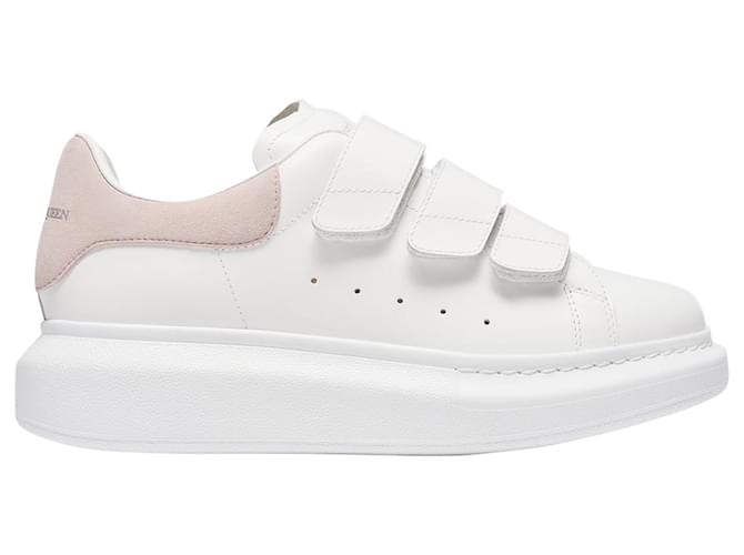 Oversized Sneakers - Alexander Mcqueen - White/Patchouli - Leather  ref.548376