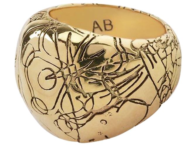 Aurelie Bidermann Anillo Rosalba de Metal Dorado Metálico