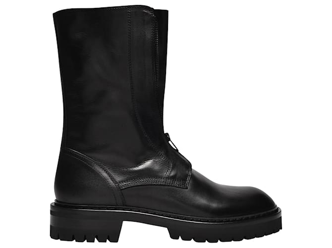 Ann Demeulemeester Kornelis Ankle Boots in Black Leather  ref.548723