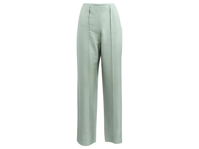 Giorgio Armani Light Grey Wide Leg Silk Pants ref.548867 - Joli Closet