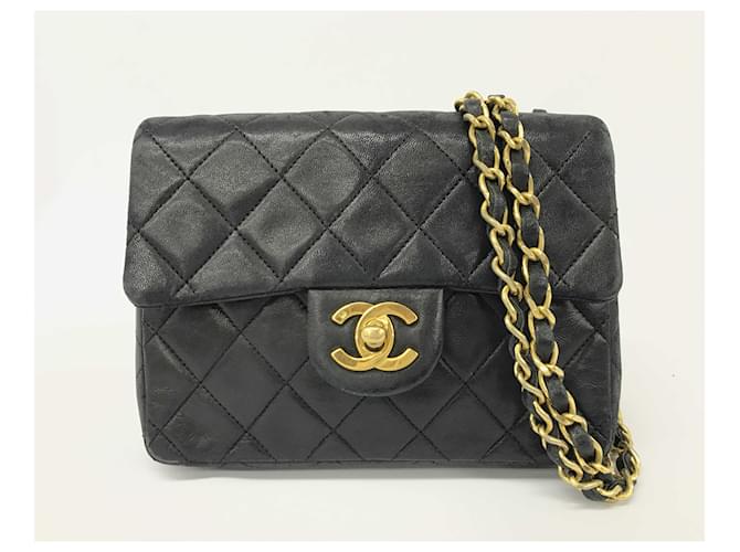 Chanel Timeless Black Leather  ref.549287