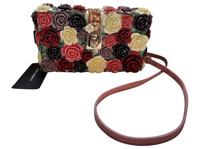 Bolso Clutch Flores Cerámica Dolce & Gabbana Multicolor Cerámico  ref.549384