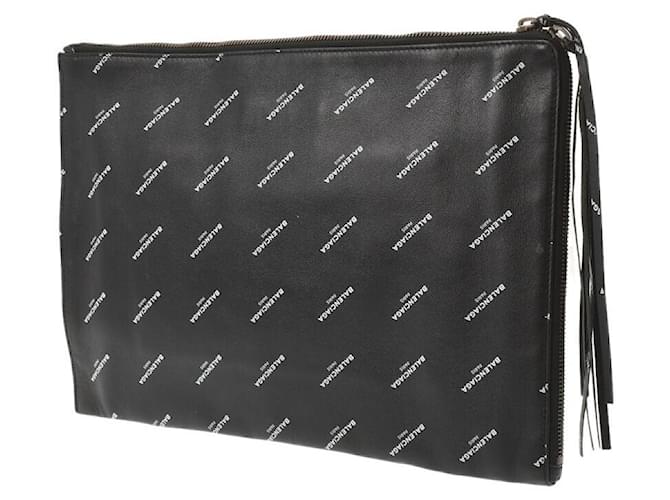 Balenciaga Classic pouch Black Leather ref.549568 - Joli Closet