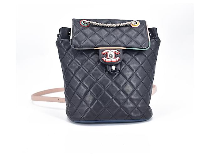Chanel backpack Black Leather ref.549603 - Joli Closet