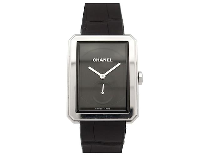 Reloj Chanel Boyfriend 37RELOJ MM MECÁNICO ACERO + CAJA ACERO Plata  ref.549723