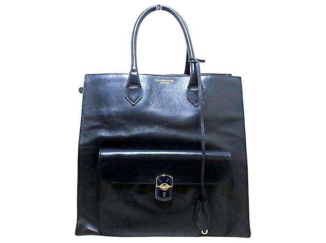 Balenciaga Padlock Black Leather  ref.550257