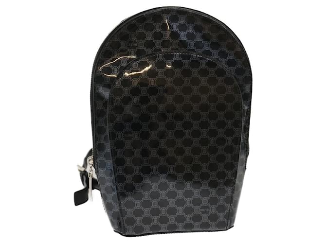 Gucci GG Supreme Backpack in Vinyl & Black Leather *Excellent