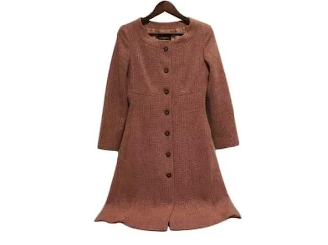 Chanel Coats, Outerwear Brown Cashmere  ref.550485