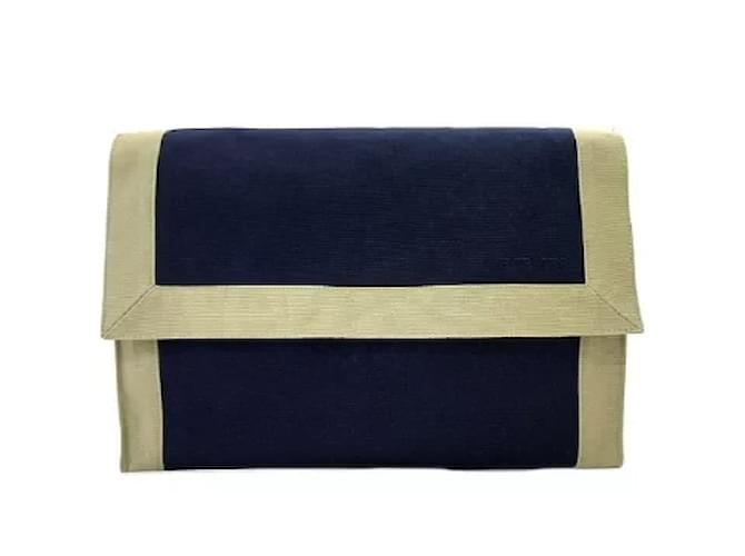 Hermès Clutch bags Beige Cotton  ref.550509