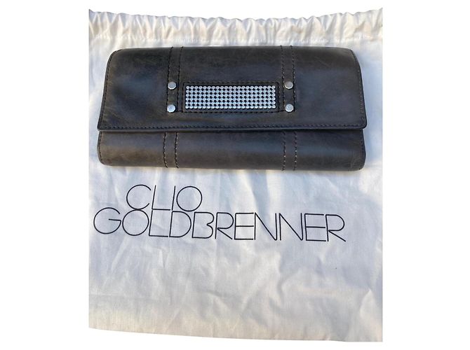 Clio Golbrenner Beautiful Clio Goldbrenner wallet Grey