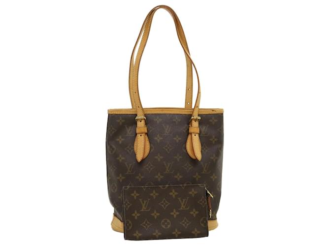 Louis Vuitton Bucket PM Brown Cloth  ref.550576