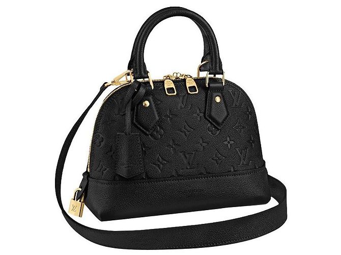 Louis Vuitton LV Alma BB preto empreinte