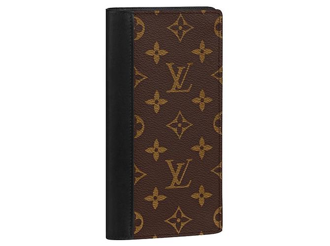Louis Vuitton LV Brazza wallet macassar Brown