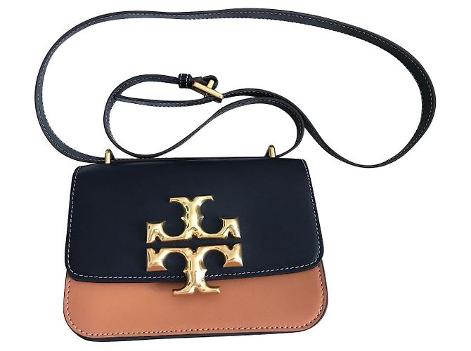 Bolsa Tory Burch Eleanor Azul de couro
