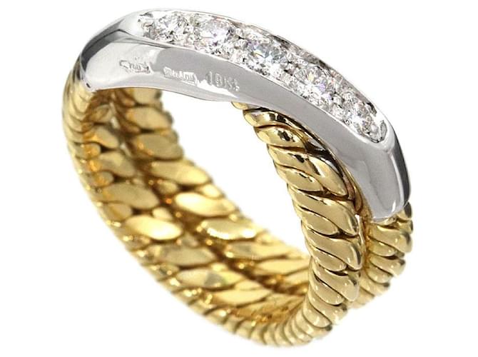 Pomellato Rings Golden White gold Yellow gold Diamond  ref.551272
