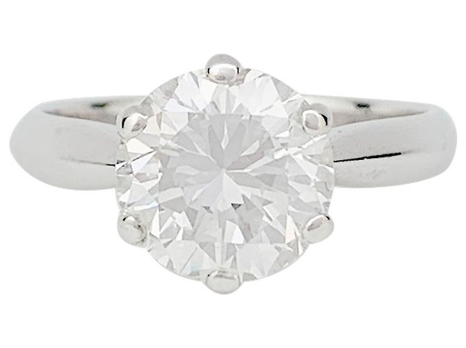 inconnue Bague diamant 2,52 carats, en or blanc.