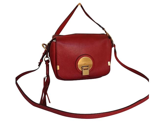 Chloé Chloe red shoulder bag Leather  ref.551392
