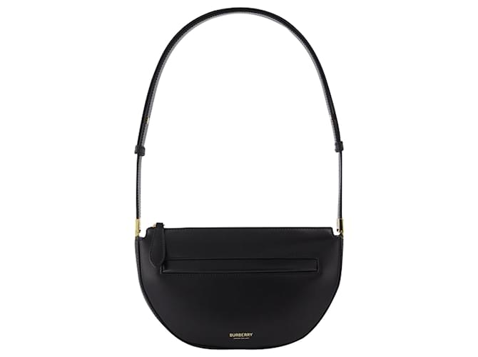 Burberry Medium Lola Shopper in Black Leather  - Joli Closet